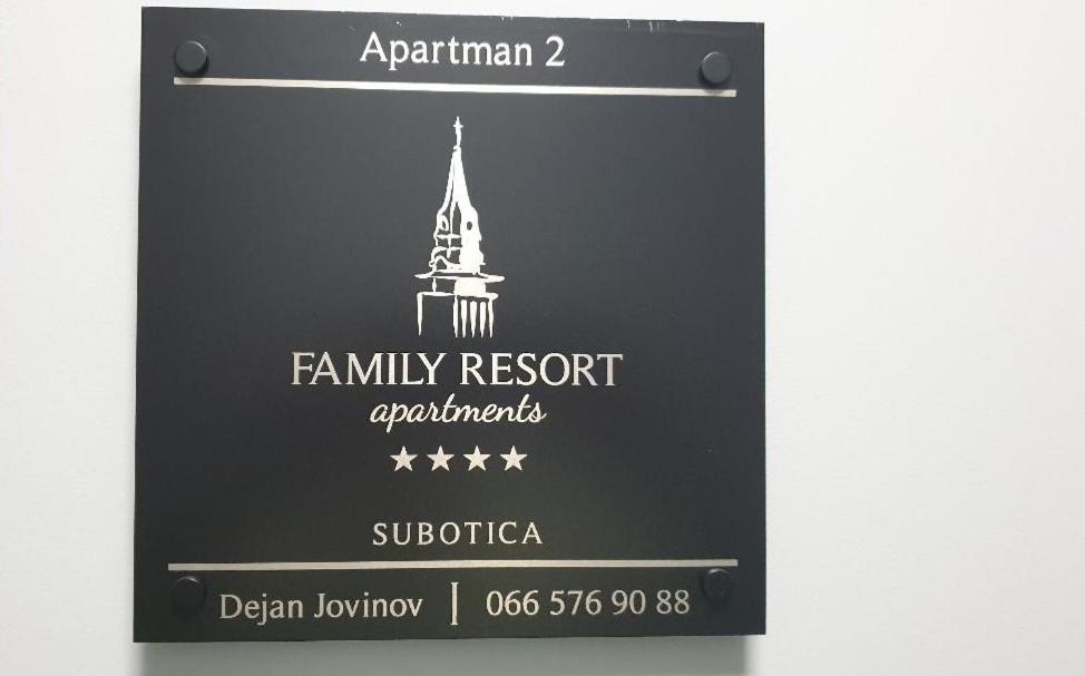 Family Resort Subotica Apartments Exterior photo